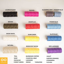 Load image into Gallery viewer, 6-Strand Unwaxed 100% Organic Hemp Twine (Dyed) (Biodegradable)