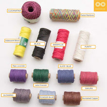 Load image into Gallery viewer, 6-Strand Unwaxed 100% Organic Hemp Twine (Dyed) (Biodegradable)