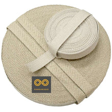 Load image into Gallery viewer, 2" Hemp Canvas Webbing Roll (55 Yards) (~164 feet) (100% Biodegradable)