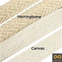 Load image into Gallery viewer, 5/8" Hemp Canvas Webbing Roll (55 Yards) (~164 feet) (100% Biodegradable)